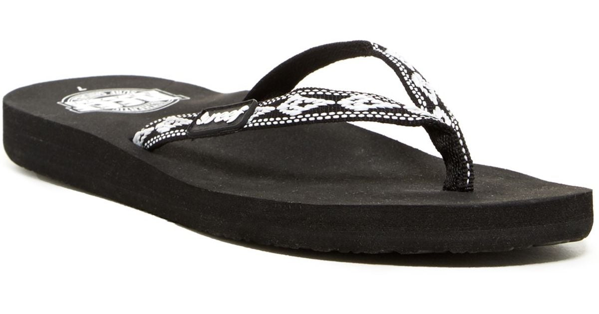 Lyst - Reef Ginger 30 Years - 2 Pack Flip Flop in Black